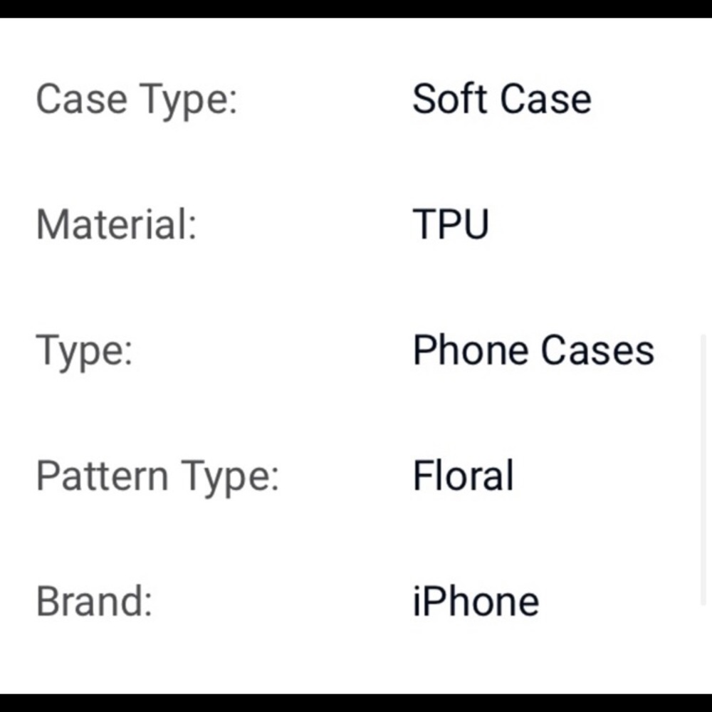 LAST ONE: Floral IPhone 13 phone case - Picture 4 of 5
